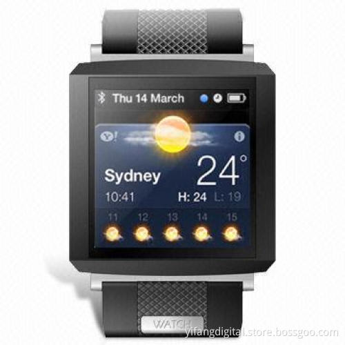 1.55" Android 4.1 Smart Watch Phone with Sync Function, Sync Phonebook Call and SMS with Smartphone